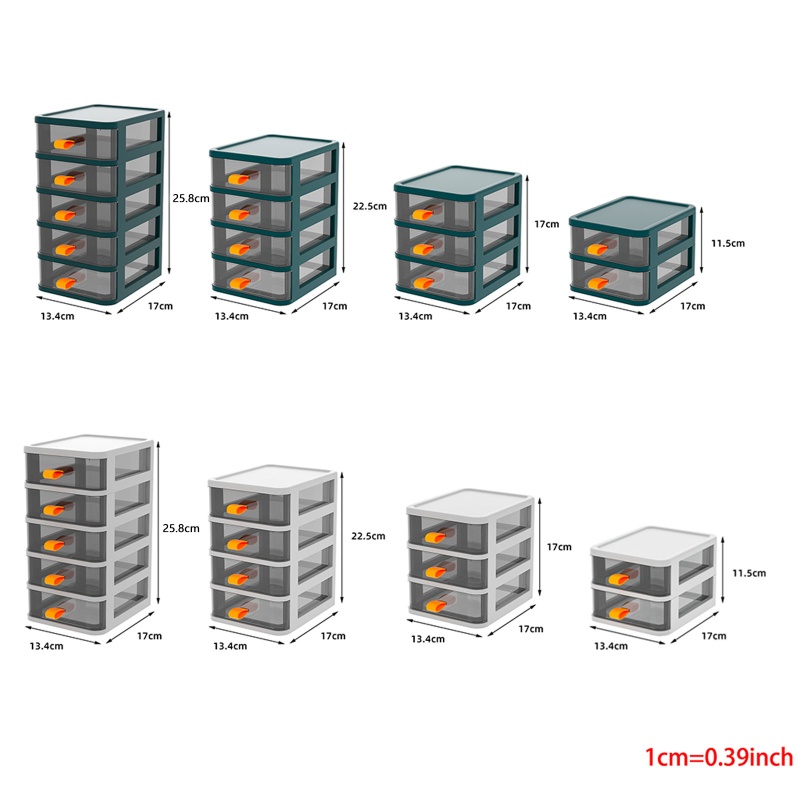 Hộp Nhựa Đựng Đồ Trang Điểm Đa Năng Dạng Ngăn Kéo