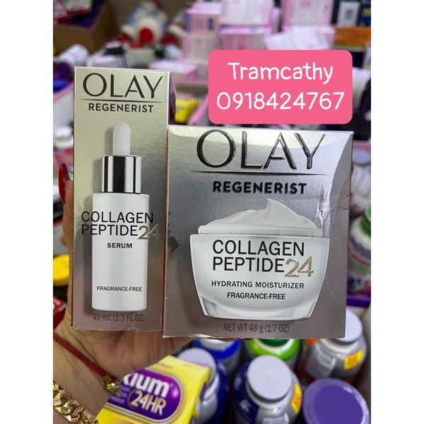 Serum olay colagen -Tinh Chất Tái Tạo Da Olay Collagen Peptide 24 Serum 40ml