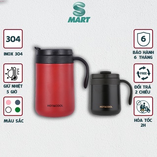 [GIÁ SỐC] Cốc Coffee Giữ Nhiệt Lõi INOX 304 Chống Rỉ An Toàn Bảo Vệ Sức Khỏe - CGN03