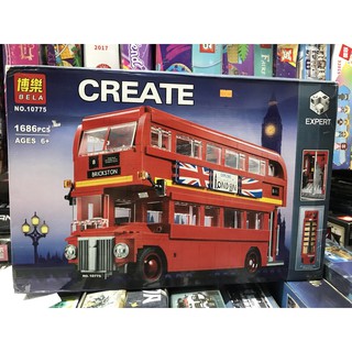 Đồ Chơi Xếp Hình Bela 10775 Xe buýt 2 tầng london
