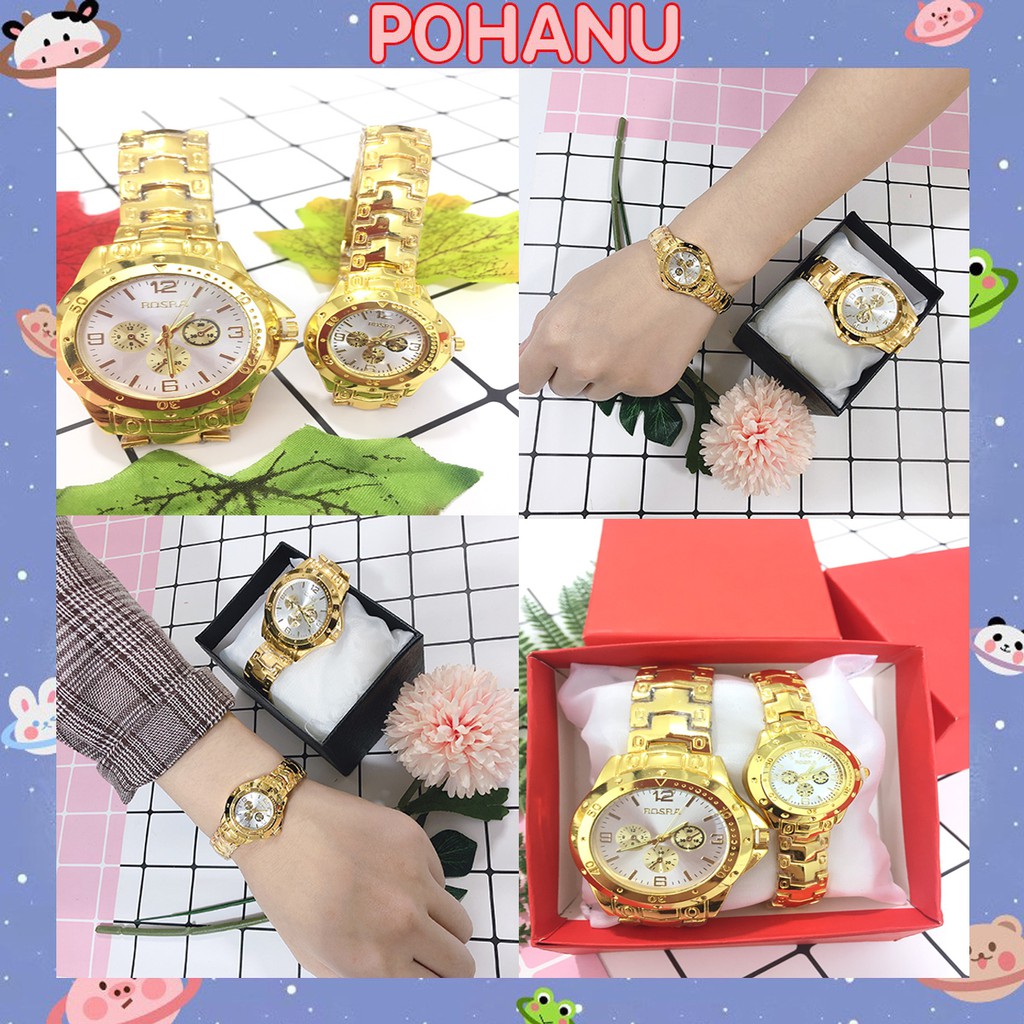 Đồng hồ đeo tay thời trang Rosra nam nữ cực đẹp DH55 và tiện dụng