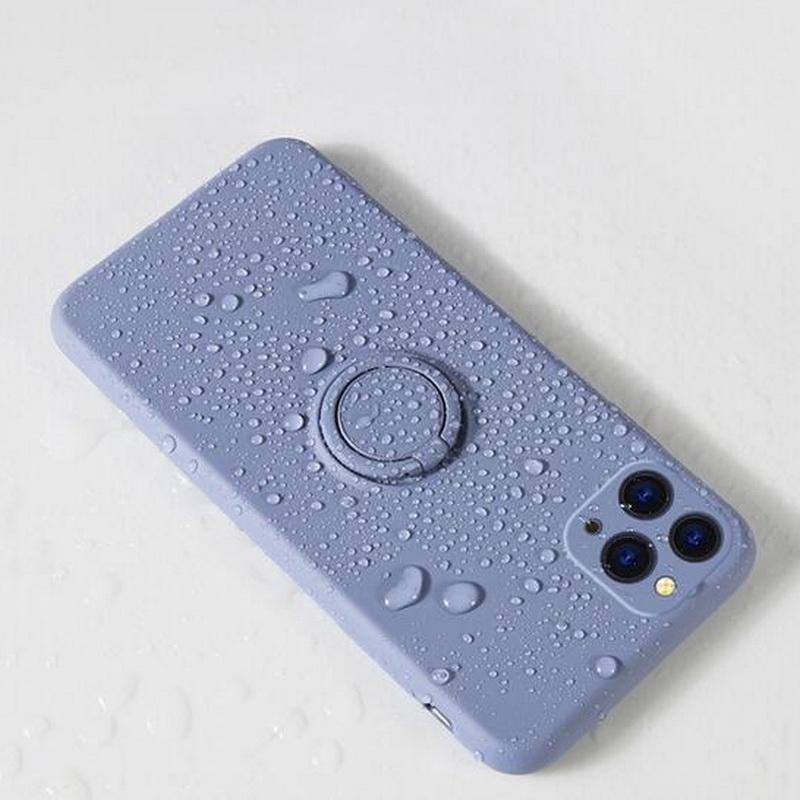 Ốp Điện Thoại Silicone Mềm Mỏng Chống Sốc Có Vòng Nhẫn Cho iPhone 14 13 12 11 Pro MAX X XR XS MAX 8 7 Plus + SE 2020