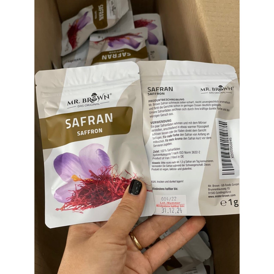 Nhuỵ hoa nghệ tây Saffron giúp ngủ ngon, đẹp da,..