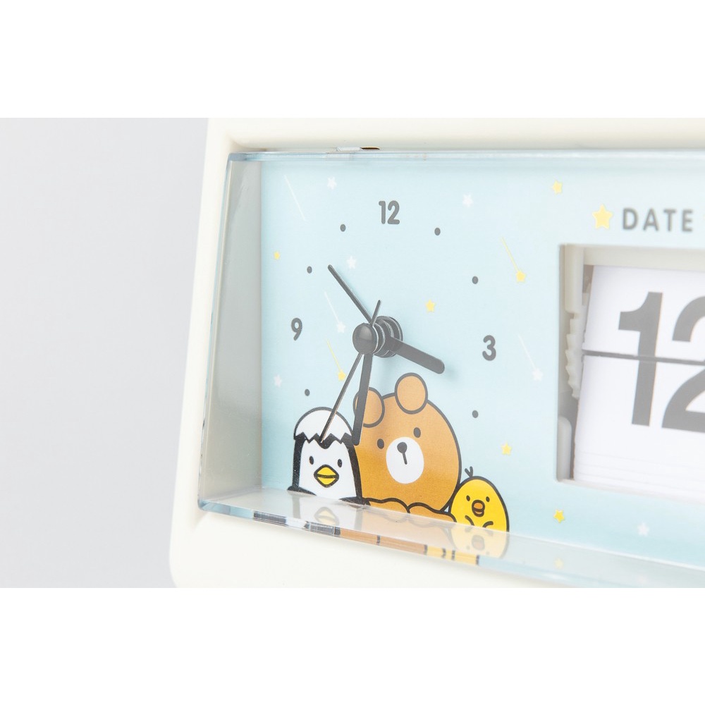 Đồng Hồ ARTBOX Hàn Quốc Màu Trắng Để Bàn Có Ngày Tháng Tiện Lợi