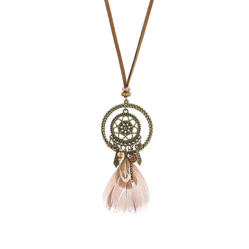 Vòng cổ dài tua rua, vòng cổ đi biển phong cách vintage boho cá tính