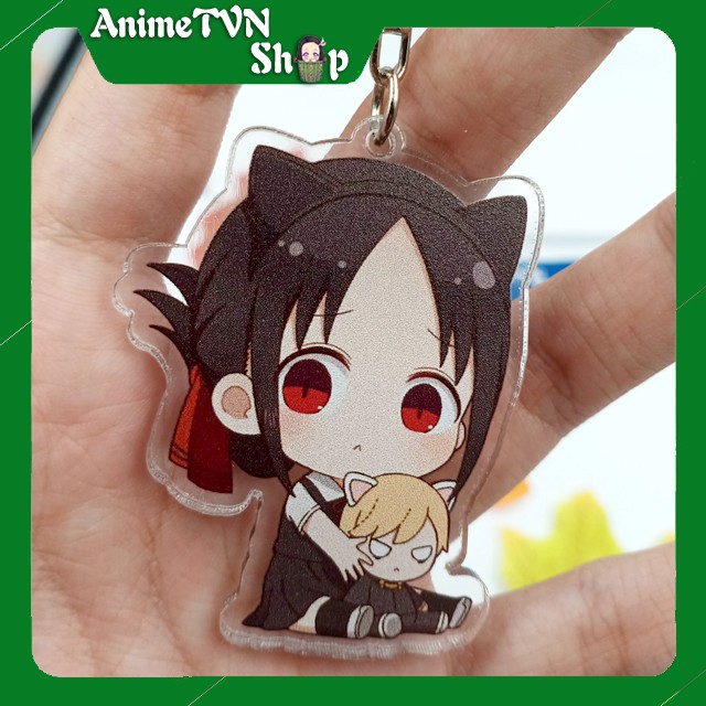 Móc khoá Mica anime/manga Kaguya-sama wa Kokurasetai Tensai-tachi - Nhựa Cứng Acrylic In 2 mặt sắc nét ( ảnh thật )