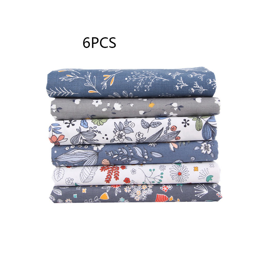 Vải cotton thoáng mát họa tiết hoa cho may vá và làm phụ kiện