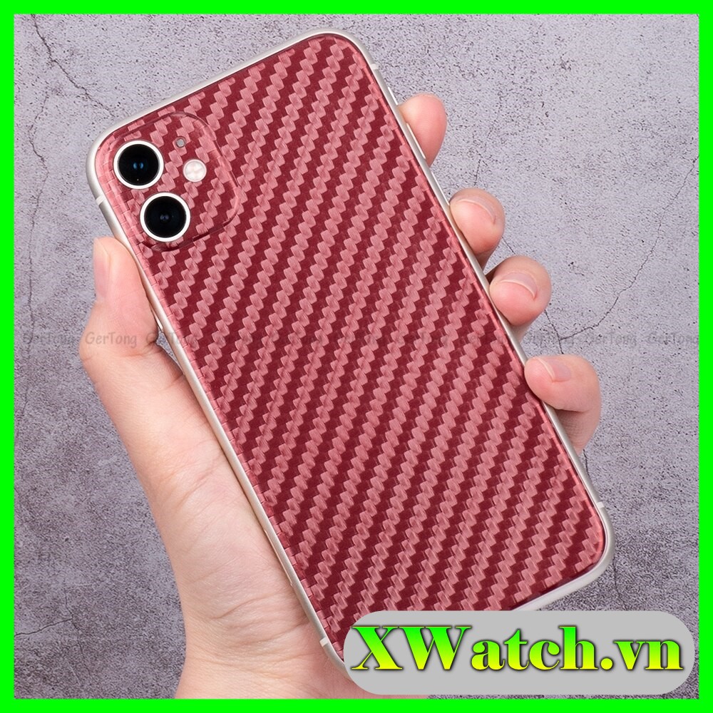 Dán Cacbon , Carbon iPhone 12 mini, 12 pro, 12 pro max 6/7/8, iphone X/XS , iphone XR , iphone 11/11pro/max ...