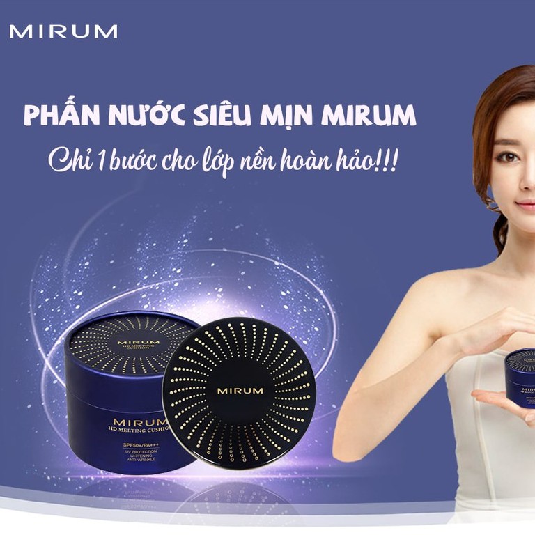 PHẤN NƯỚC SIÊU MỊN- PHẤN NƯỚC MIRUM HÀN QUỐC SIÊU MỊN HỘP GỒM 2 LÕI 12g, AN TOÀN, UY TÍN, CHẤT LƯỢNG, CHÍNH HÃNG | BigBuy360 - bigbuy360.vn
