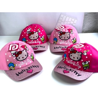 Nón kết - 3 tuổi đến 8 tuổi - mũ dành cho bé gái hello kitty 2 màu dễ thương