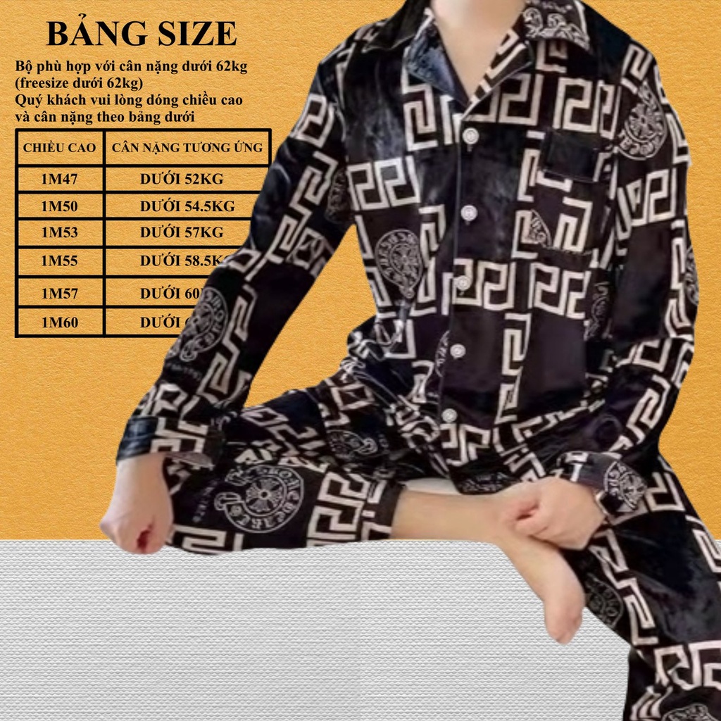 MÃ 13 POLY Đồ Bộ Nữ Thu Đông - Đồ Ngủ Kate Pijama Ngắn Tay Dài Tay