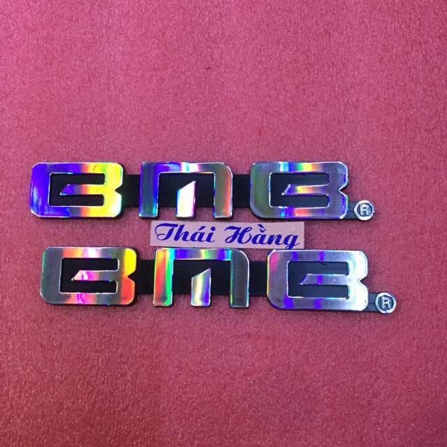 Bộ tem dán chữ BMB giá 1 bộ