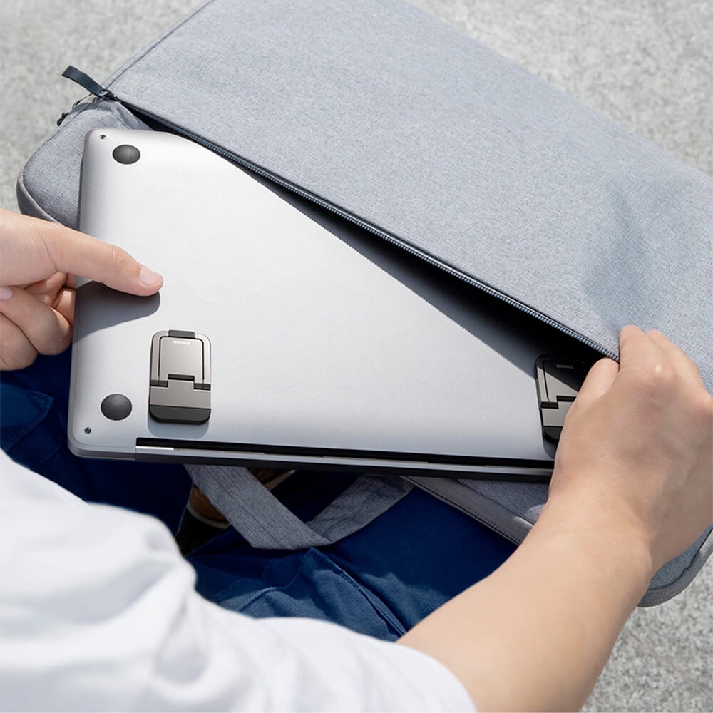 ĐẾ TẢN NHIỆT NHÔM CNC M_CBOOK VÀ LAPTOP BASEUS