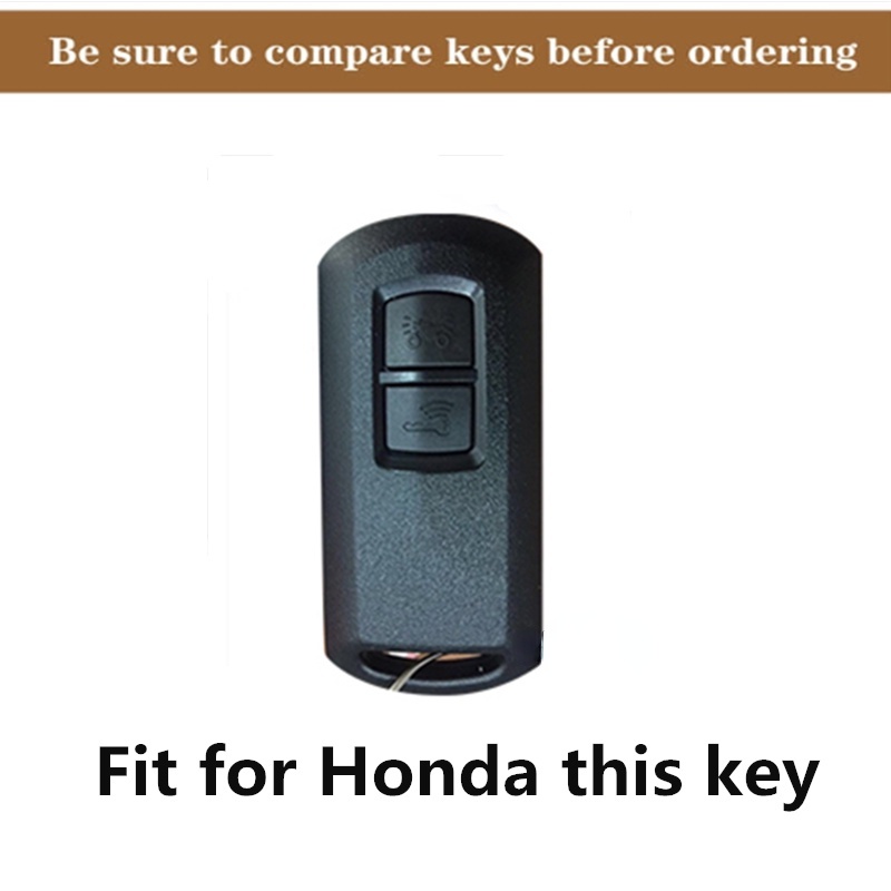 Ốp Chìa Khóa Điều Khiển Từ Xa Bằng Silicon Sợi Carbon Cao Cấp Cho Honda VARIO PCX 150 Click GC 150 V2 Honda Click 150 Ver.2