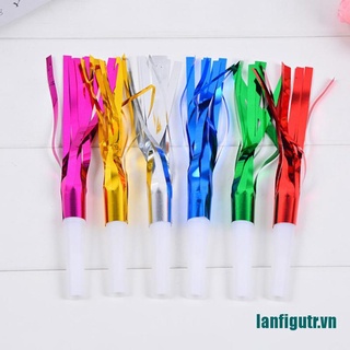 Set 6 Còi Thổi Nhiều Màu Sắc Dành Cho Tiệc Sinh Nhật