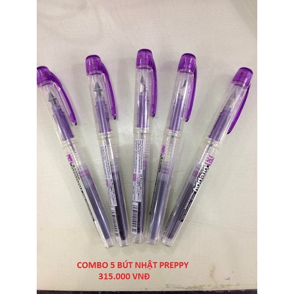 COMBO 5 BÚT MỰC NHẬT PREPPY