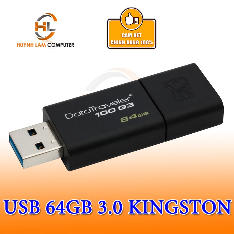 [Mã ELORDER5 giảm 10K đơn 20K] USB 64GB Kingston 100G3 FPT/Viết Sơn phân phối | WebRaoVat - webraovat.net.vn