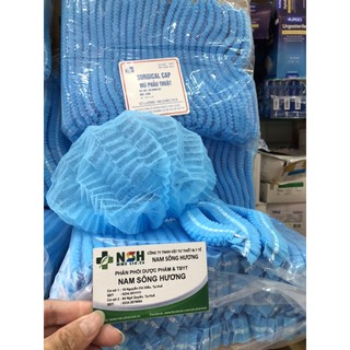 HÀNG XỊN 100 Nón giấy con sâu nón trùm tóc con sâu mũ giấy y tế trùm đầu chùm đầu bao tóc nón giấy y tế bao tóc trùm đầu