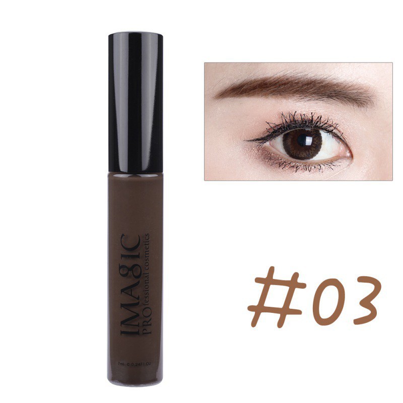 Mascara lông mày Imagic màu đậm trang điểm chống nước