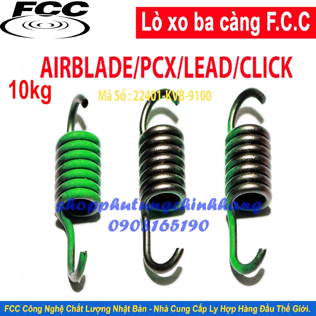 Bộ Lò Xo Bố Ba Càng Chống Rung Đầu Cho Xe Tay Ga - 8kg , 10kg, 11kg, 12kg, 13kg - Japan