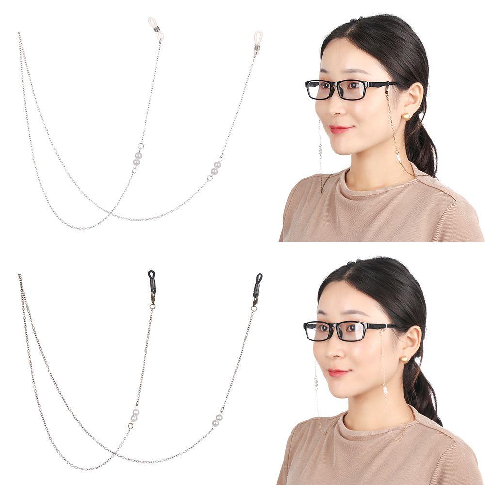 ESPO Dây Đeo Mắt Kính Đọc Sách Bằng Kim Loại Cho Nữ