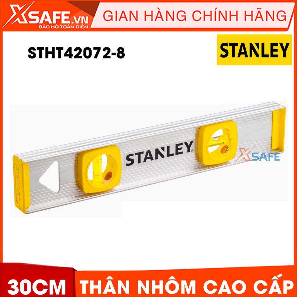 Thước thuỷ STANLEY thân nhôm cao cấp Thước cân bằng độ chính xác cao, 2 phương đứng nằm chính hãng