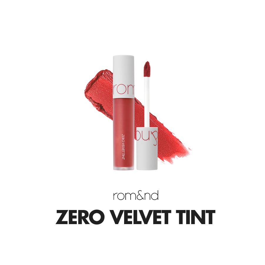 [Rom&amp;nd] [Màu 1-11] Son kem lì cực nhẹ môi Hàn Quốc Romand Zero Velvet Tint 5.5g