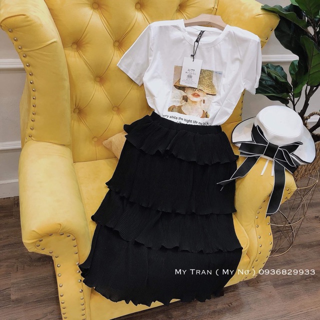 set áo cvay tầng