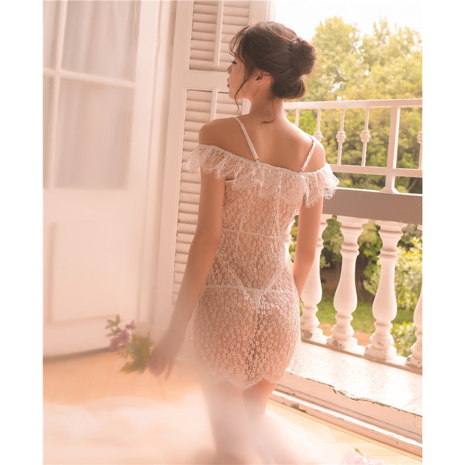 [ DƯỚI 55KG] [LL 020] - VÁY NGỦ QUẢNG CHÂU - ĐỒ NGỦ SEXY - ĐẦM NGỦ SEXY REN  - Cô chủ nhỏ chuyên sỉ | BigBuy360 - bigbuy360.vn