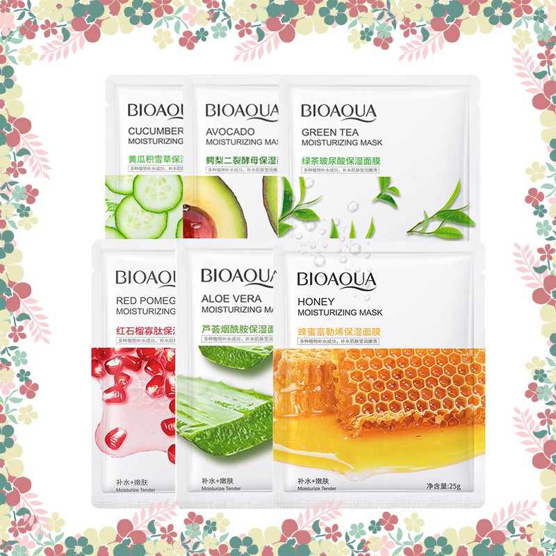Mặt nạ Bioaqua dưỡng ẩm hương trái cây tự nhiên đặc biệt để chăm sóc da