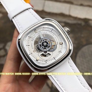 Đồng Hồ Nam [Sevenfriday - P1C/01] - Automatic - Hộp Gỗ, Sách, Thẻ Bảo Hành 2 năm , Khăn, Dây Cao Su Cao Cấp Tặng Kèm