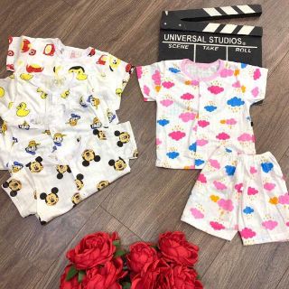 Combo 3 bộ cotton giấy cho bé