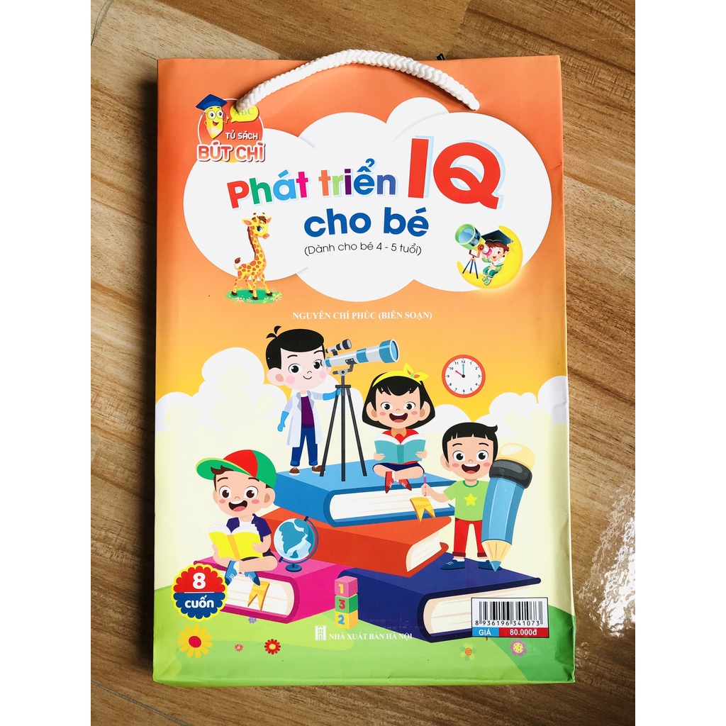 Sách - Combo Phát triển IQ cho bé 4-5 tuổi và 5-6 tuổi (2 bộ - 16 cuốn)