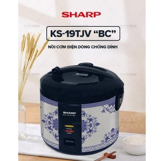 [HỎA TỐC] Nồi cơm điện nắp gài Sharp KS-19TJVBC (1.8L) - Hàng chính hãng