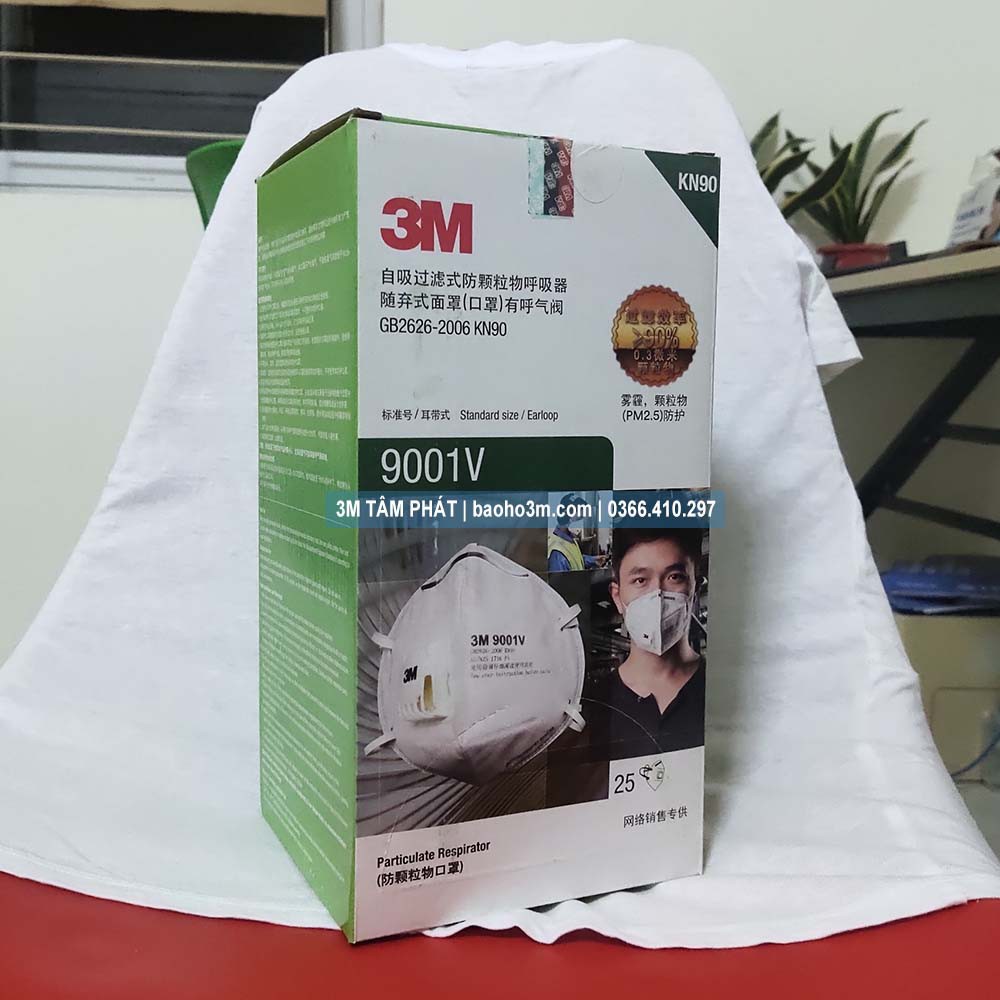 [CHÍNH HÃNG] Lẻ 1 cái khẩu trang chống bụi 3M 9001V | BigBuy360 - bigbuy360.vn