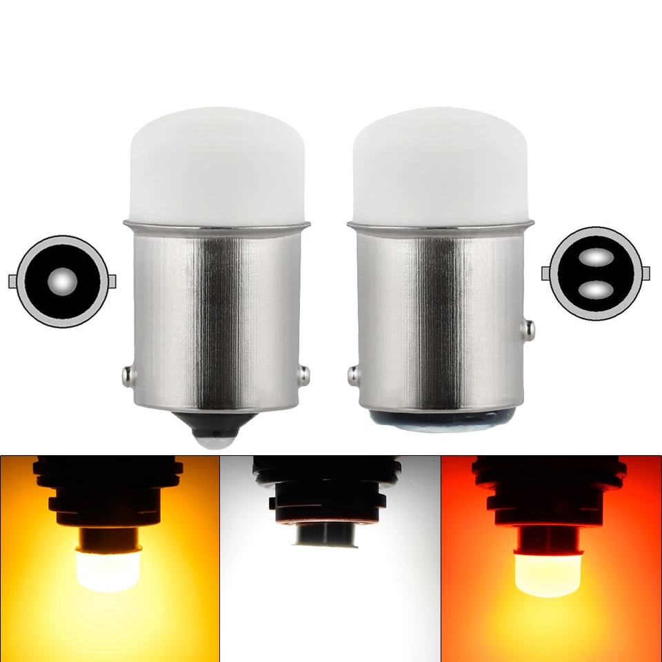 1 Bóng Đèn LED Tín Hiệu DC 12V 5W 1156/1157 Siêu Sáng Cho Xe Hơi