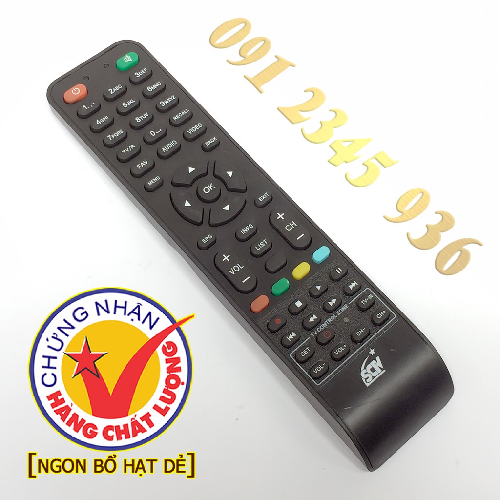 Điều khiển SCTV cho đầu kỹ thuật số TvBox