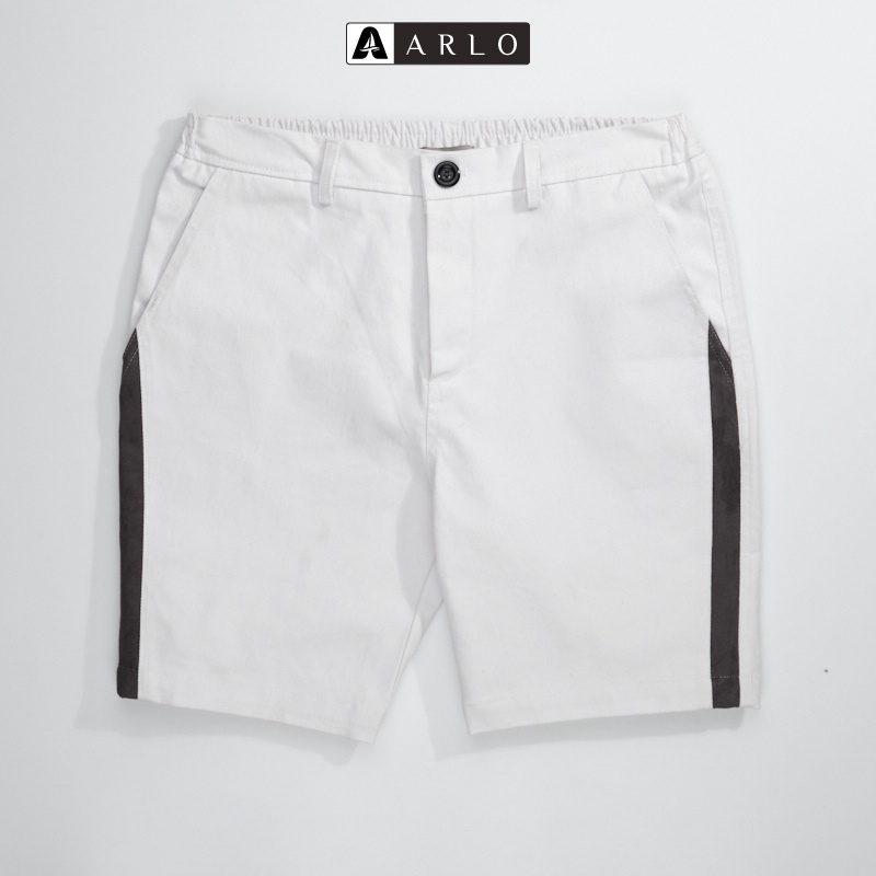 Quần Short Kaki EASTERN Lưng Thun Chất Liệu Kaki Cao Cấp Co Dãn Màu Trắng - ARLO