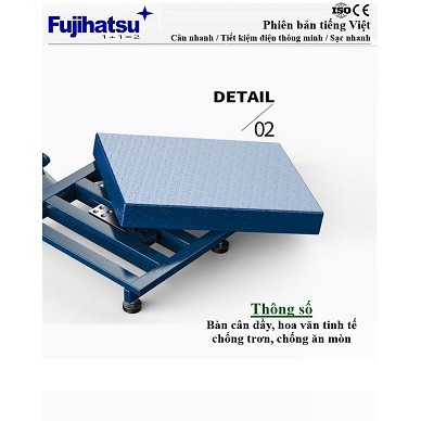 Cân điện tử tính tiền tạ gập 100KG Fujihatsu FNC-01/100 (hàng chính hãng)