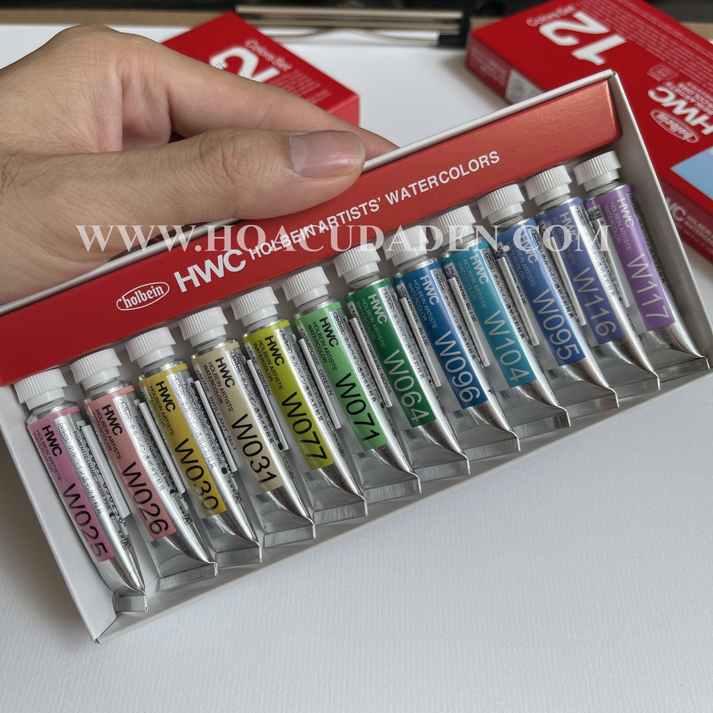 [DA ĐEN] Màu Nước Tuýp Holbein Pastel 5ml