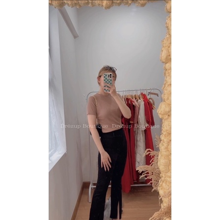 Áo thun waffle basic - Drézup Boutique