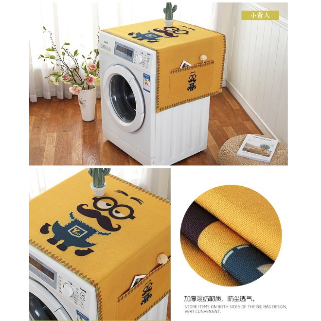 [ Hàng sẵn hot ] Khăn trải máy giặt tiện lợi sạch sẽ ( kích thước :60 x 140cm)