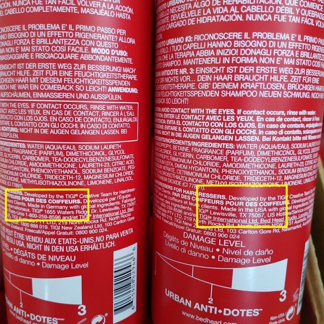 Dầu gội và dầu xả tái sinh TIGI Resurrection Level 3 750ml