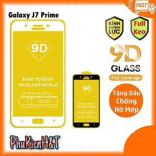 Kính cường lực Samsung J7 prime Full màn , Full keo 9D siêu bền