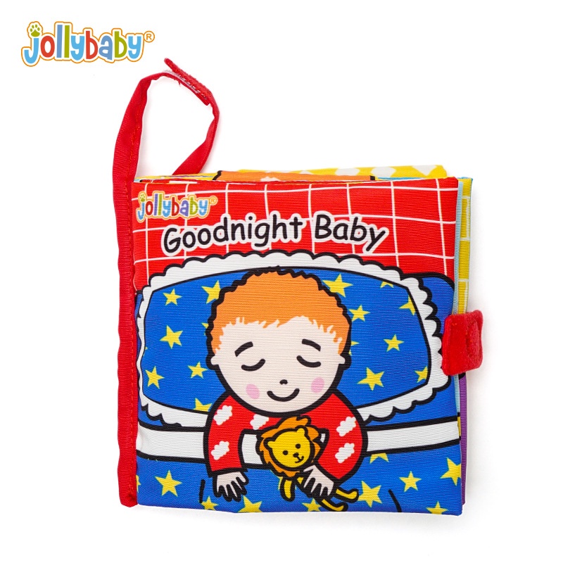 Sách vải JOLLYBABY mềm mại hình hoạt hình cho bé sơ sinh