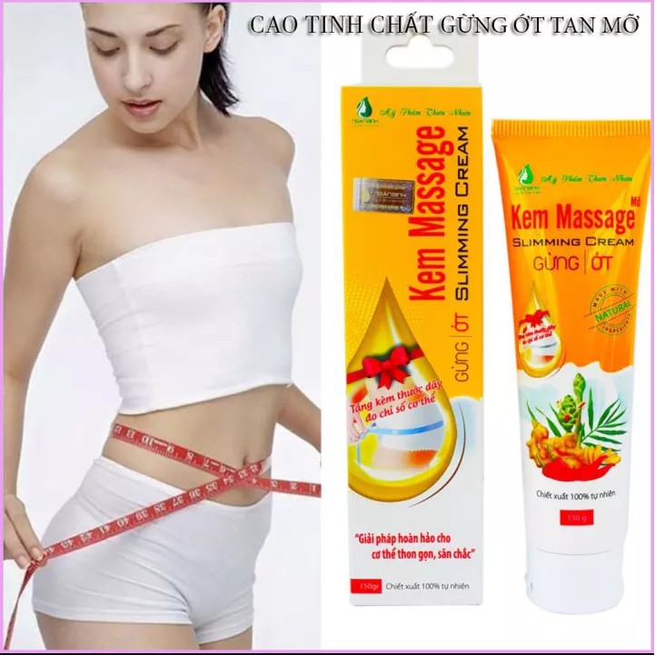 Kem Tan Mỡ Ngân Bình Cao Cấp (Kem tan mỡ gừng ớt Gia truyền) | Chính Hãng Ngân Bình