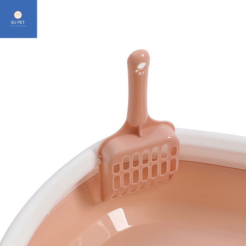 Chậu đựng cát vệ sinh cho chó mèo + tặng kèm xẻng CÓ ẢNH THẬT