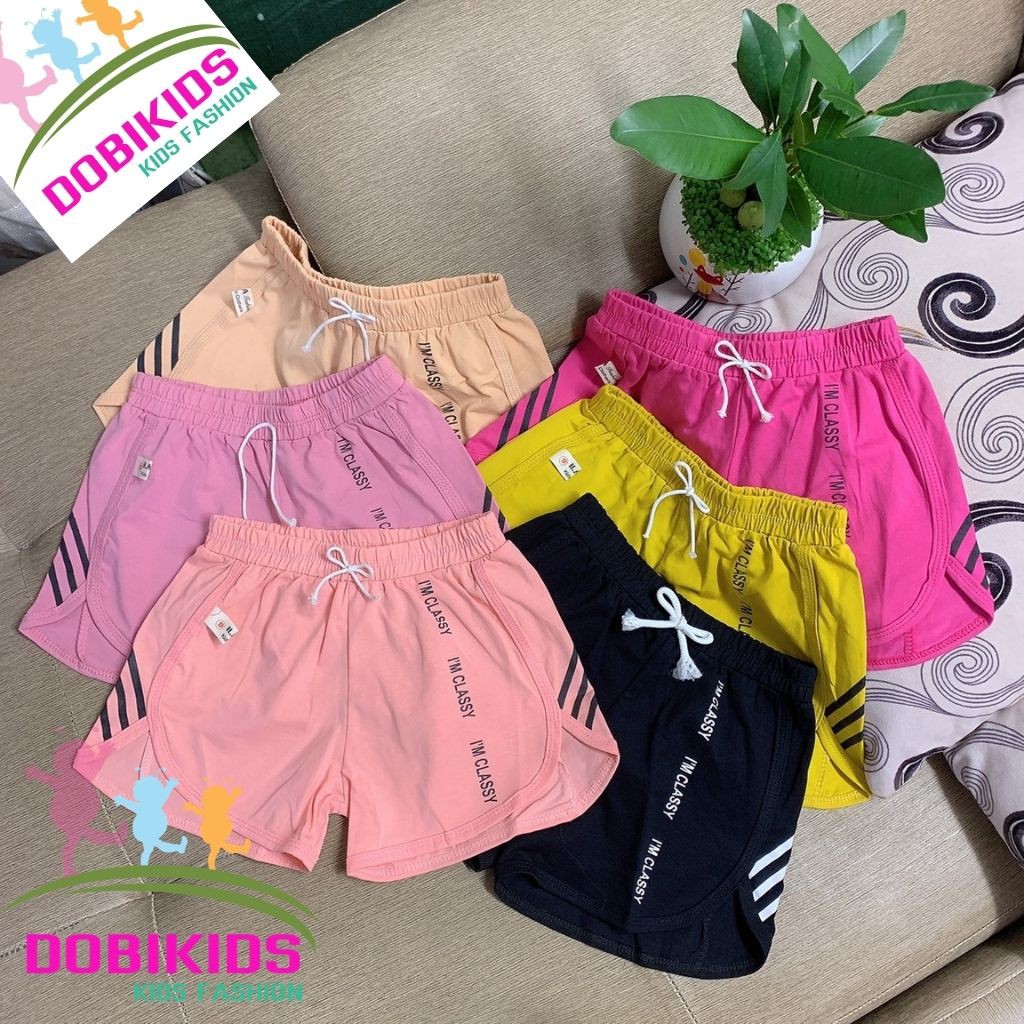 Quần đùi cho bé❤Set 3c cotton tốt mềm mát cho bé 20-33kg