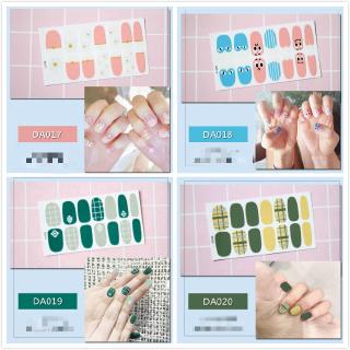 Set 14 sticker dán móng trang trí nghệ thuật