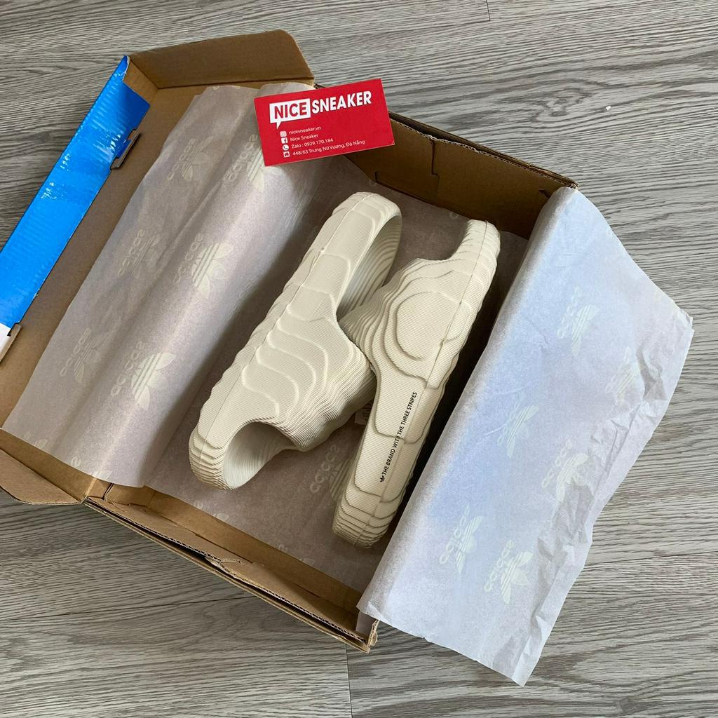 Dép Adilette 22 Slide Quai Ngang Nam Nữ, Dép Bánh Mì Adidas Đúc Nguyên Khối Full Box - NICE SNEAKER | Chất lượng siêuBox